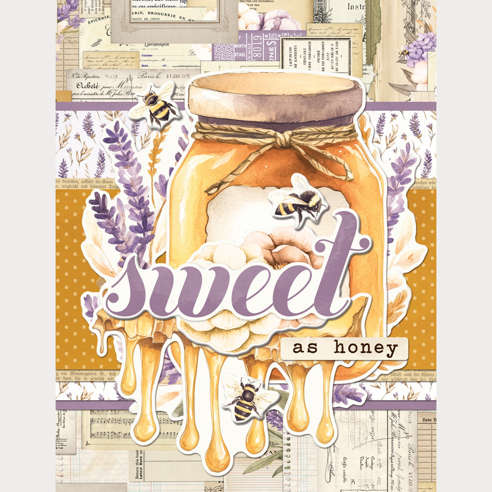 Simple Vintage Lavender Fields  - Simple Cards Card Kit