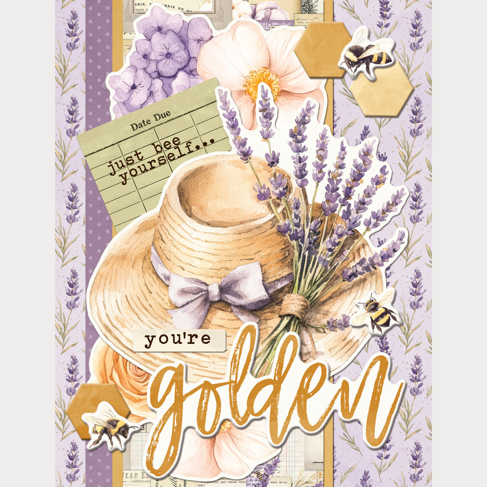 Simple Vintage Lavender Fields  - Simple Cards Card Kit