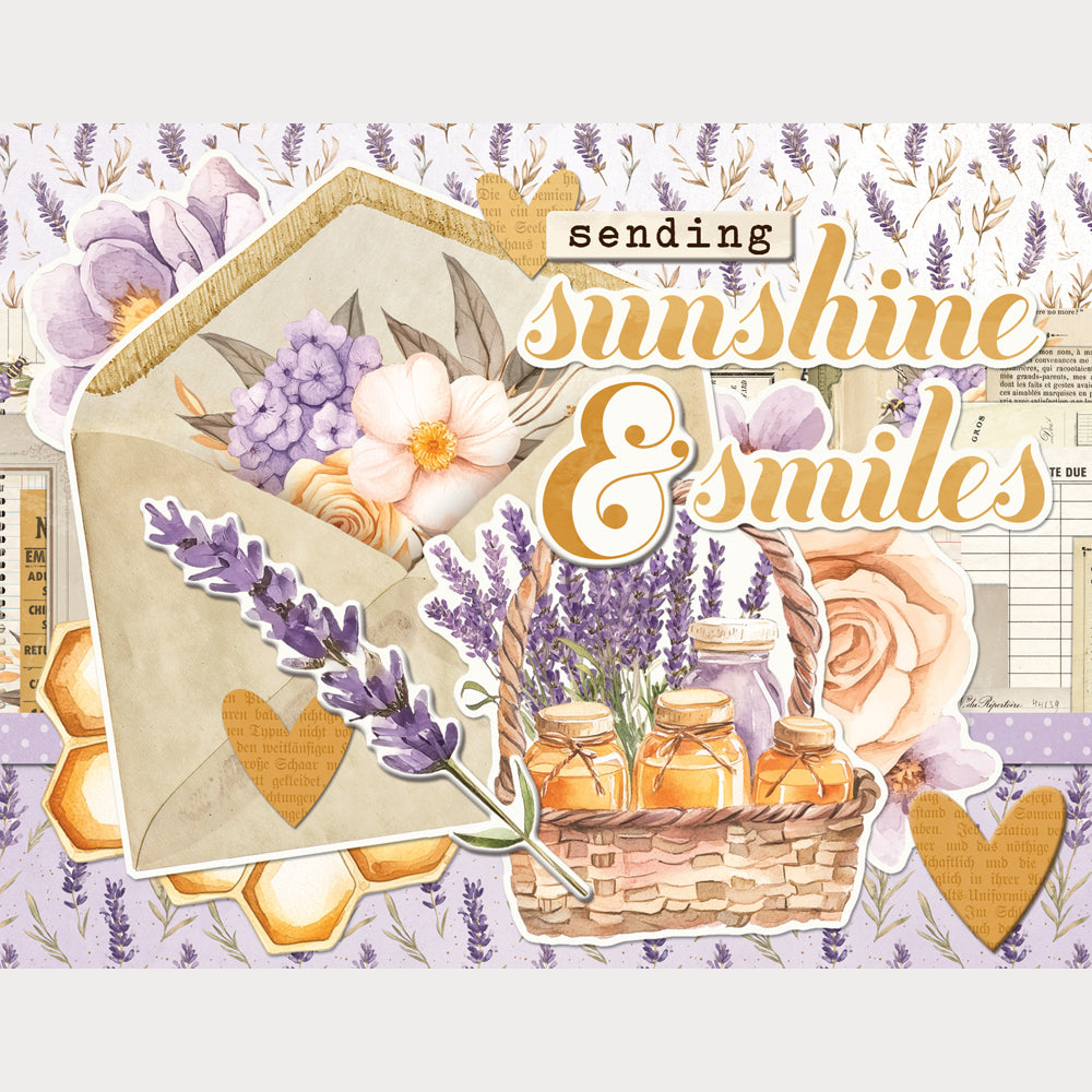 Simple Vintage Lavender Fields  - Simple Cards Card Kit