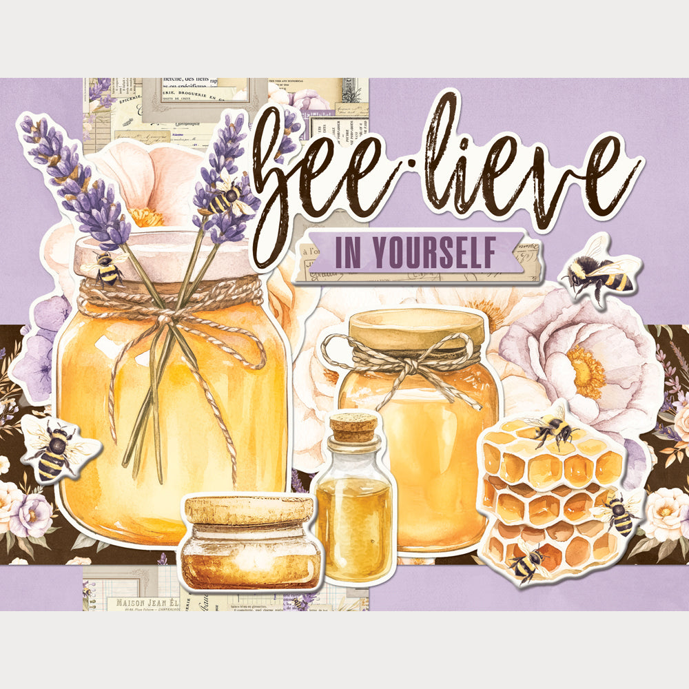 Simple Vintage Lavender Fields  - Simple Cards Card Kit