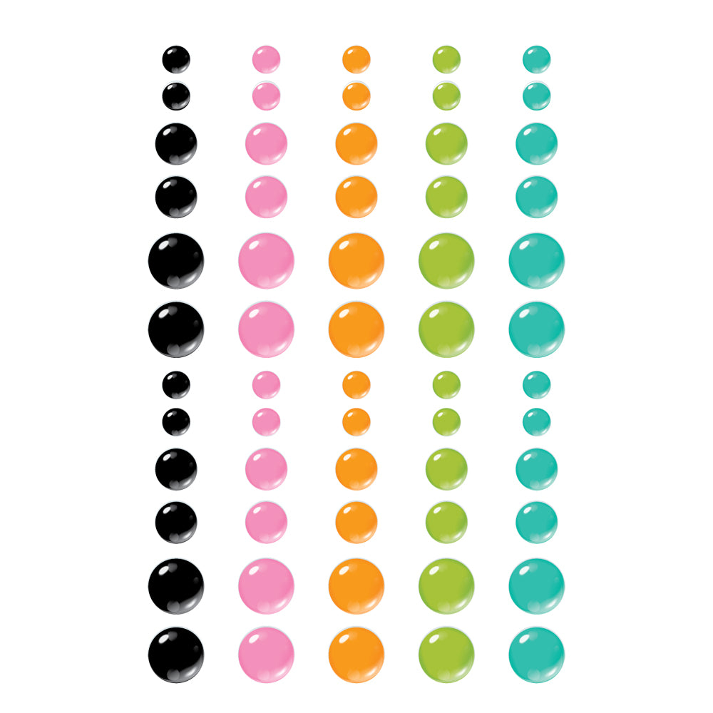 Color Me Happy  Glossy Enamel Dots