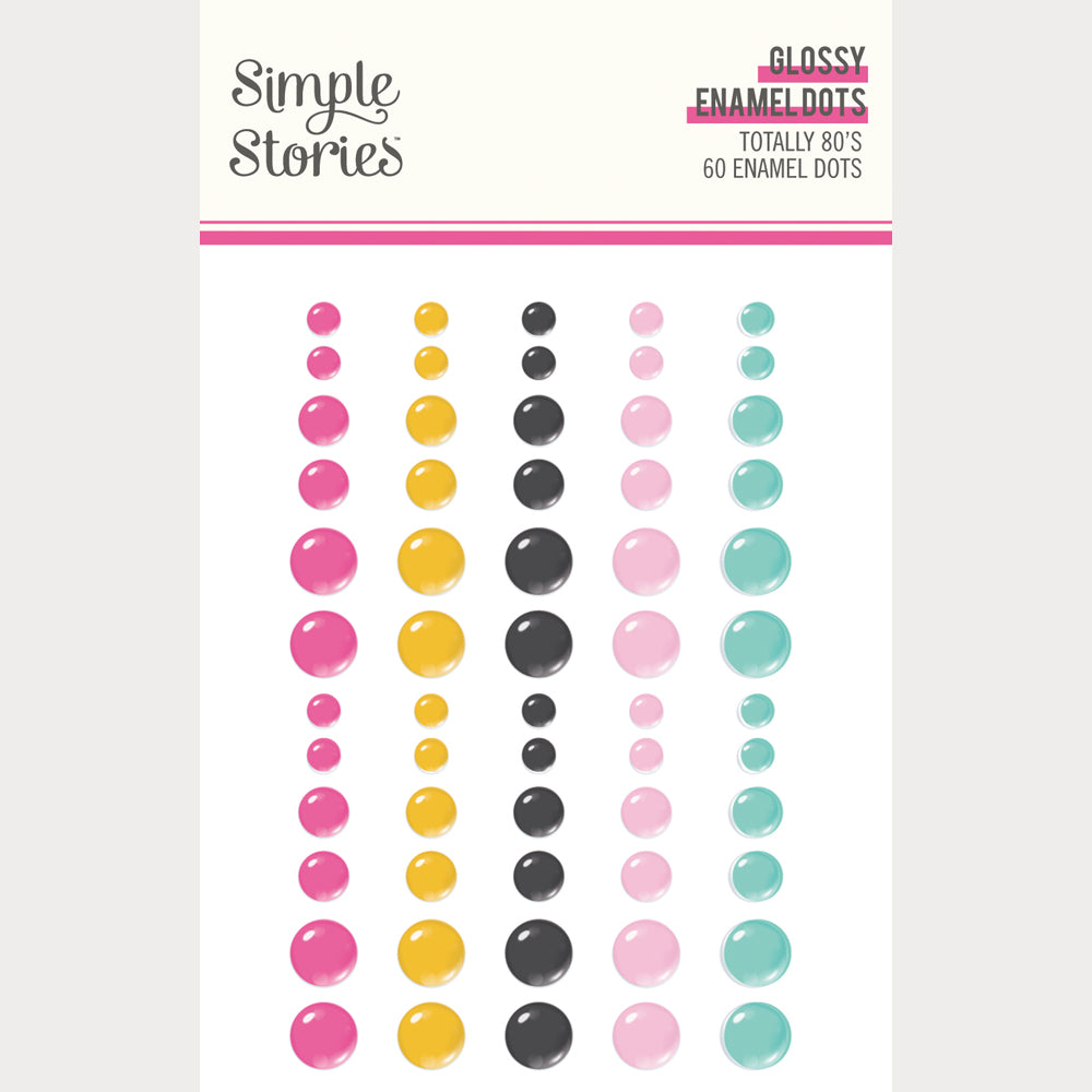 Totally 80's - Glossy Enamel Dots