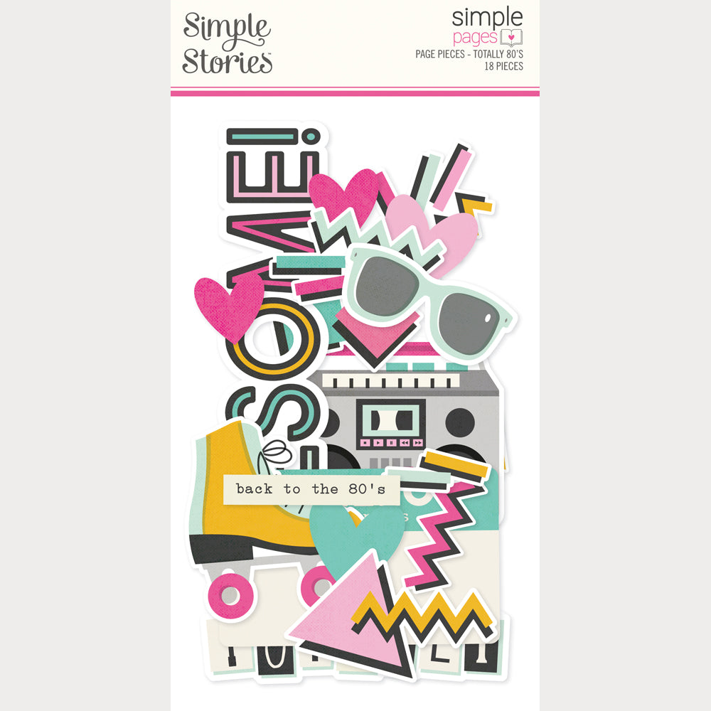 Totally 80's - Simple Pages Page Pieces