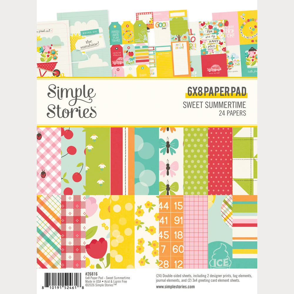Sweet Summertime - 6x8 Pad