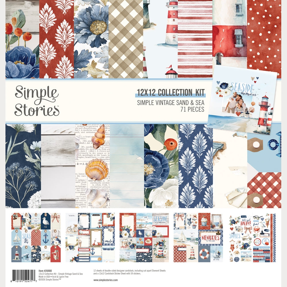 Simple Vintage Sand and Sea - Collection Kit
