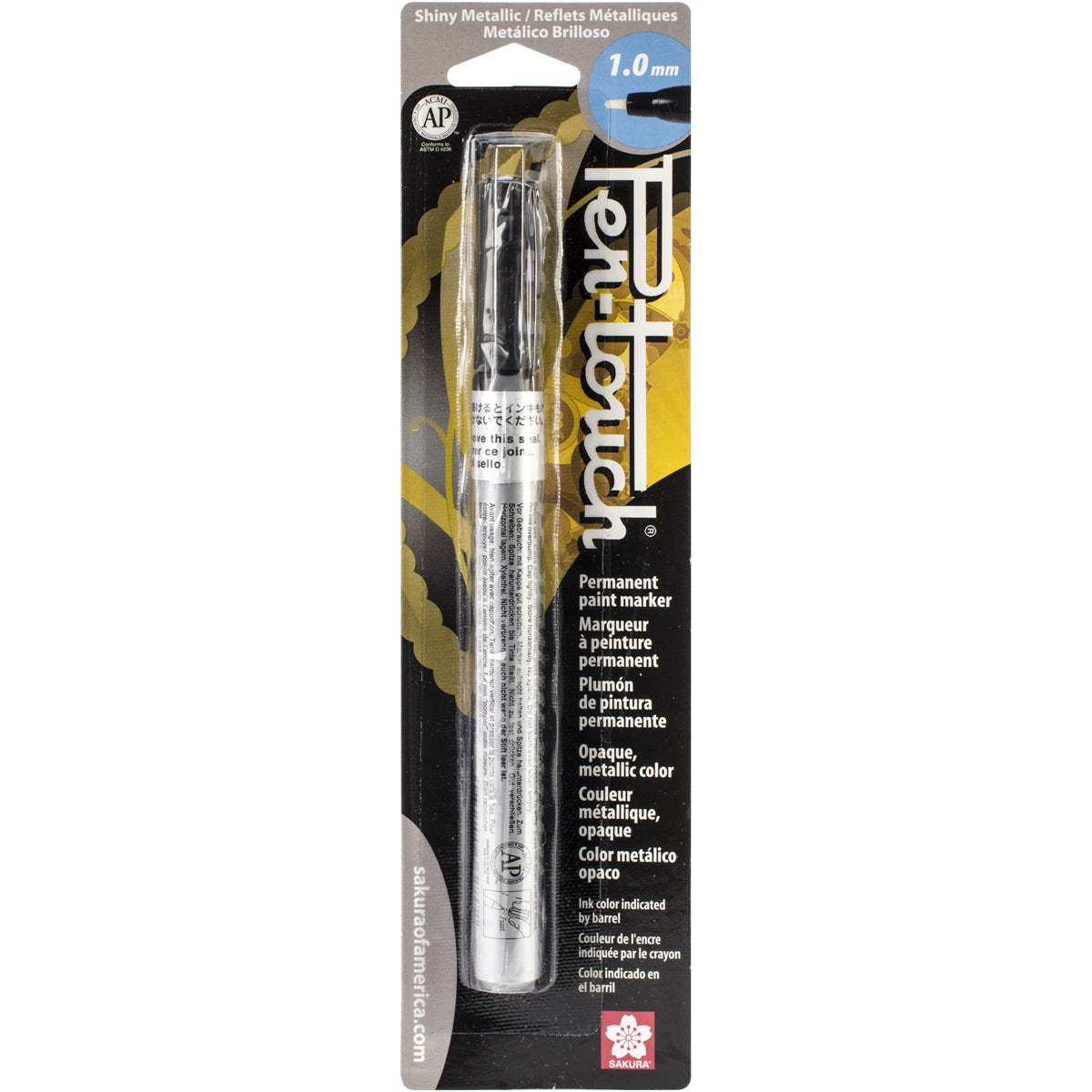 Silver Metallic - Pen-Touch Paint Marker Fine Point 1mm