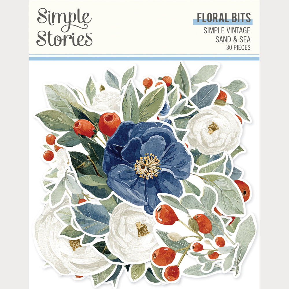 Simple Vintage Sand and Sea - Floral Bits & Pieces