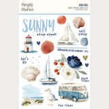 Simple Vintage Sand and Sea - Rub On
