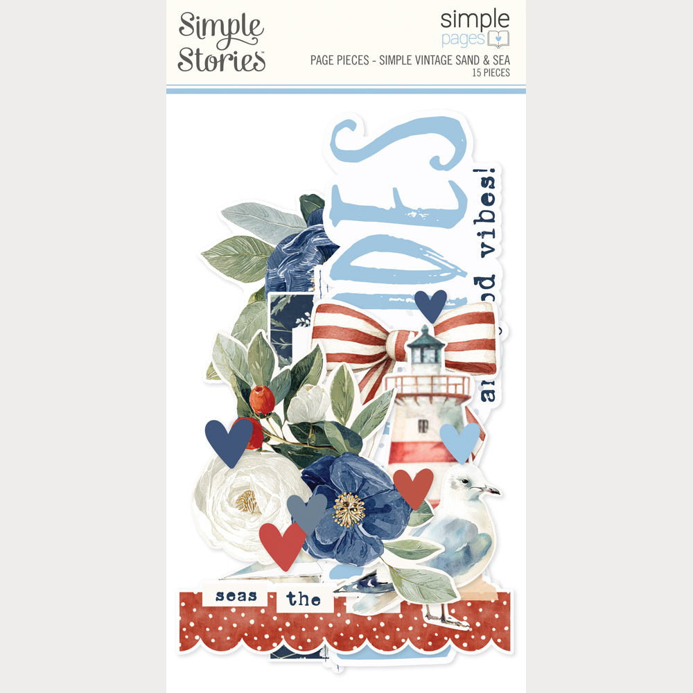 Simple Vintage Sand and Sea - Simple Pages Page Pieces