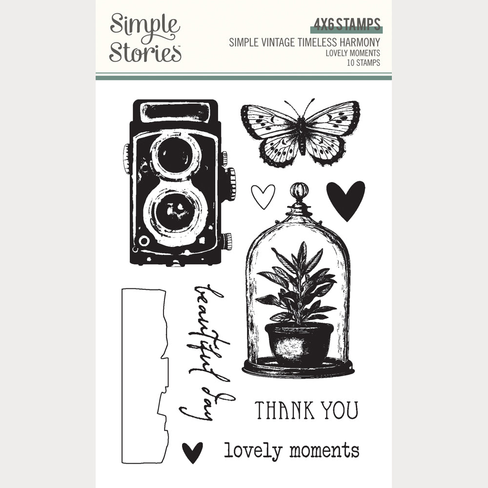 Simple Vintage Timeless Harmony - Stamps - Lovely Moments **Pre-Order**