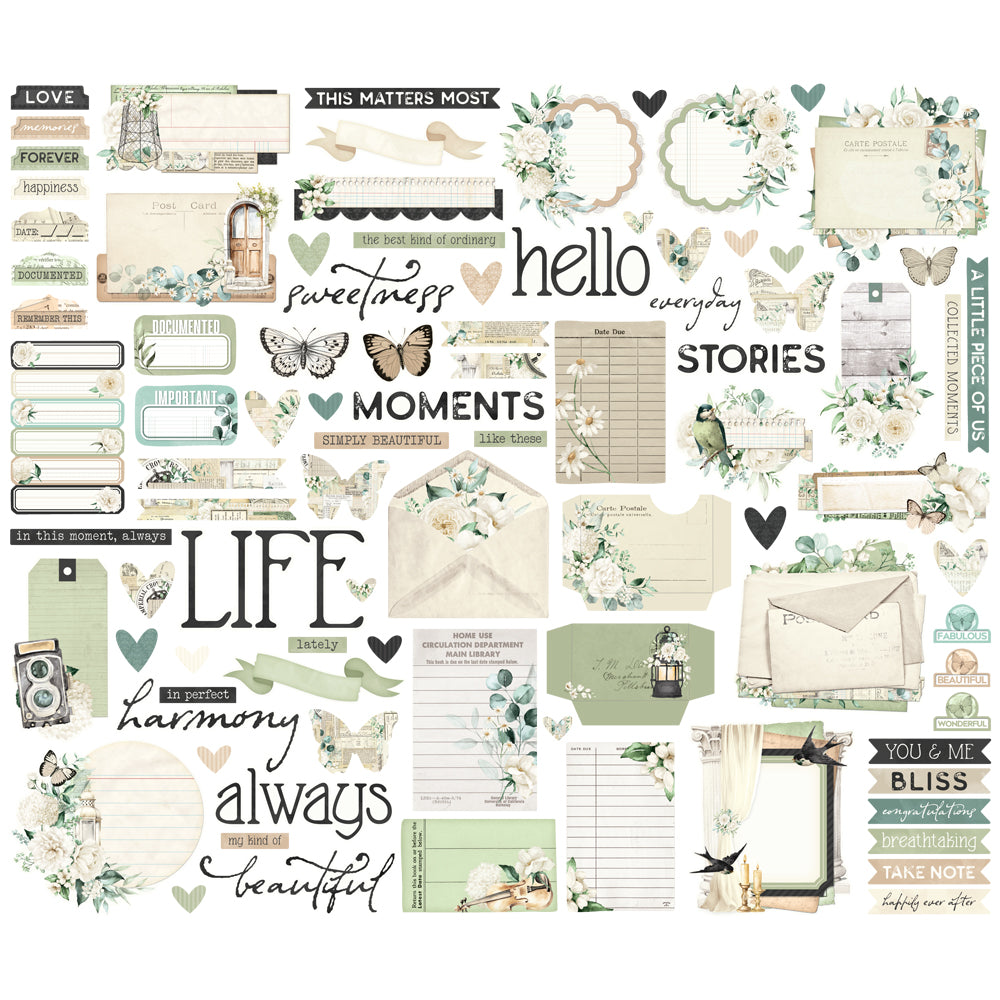 Simple Vintage Timeless Harmony - Journal Bits & Pieces