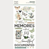 Simple Vintage Timeless Harmony - Foam Stickers