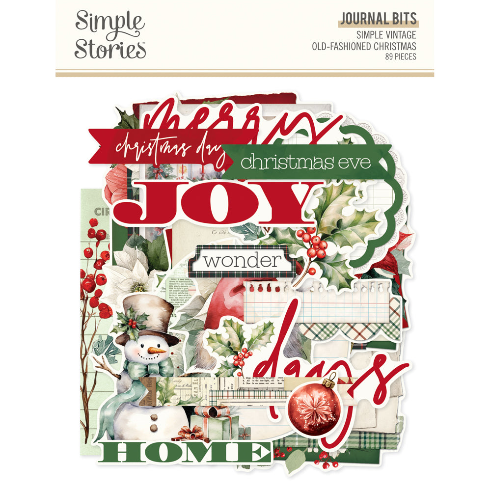 Simple Stories - Simple Vintage Old Fashioned Christmas Collector's Essentials Kit **PRE-ORDER**