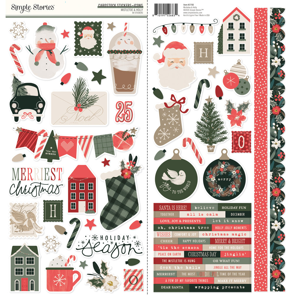 Simple Stories - Mistletoe & Holly Collection Kit **PRE-ORDER**