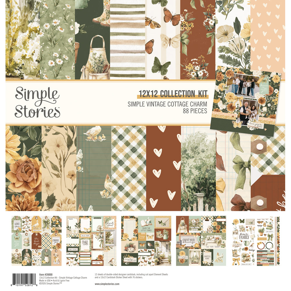 Simple Stories - Simple Vintage Cottage Charm Collection Kit **Pre-Order**