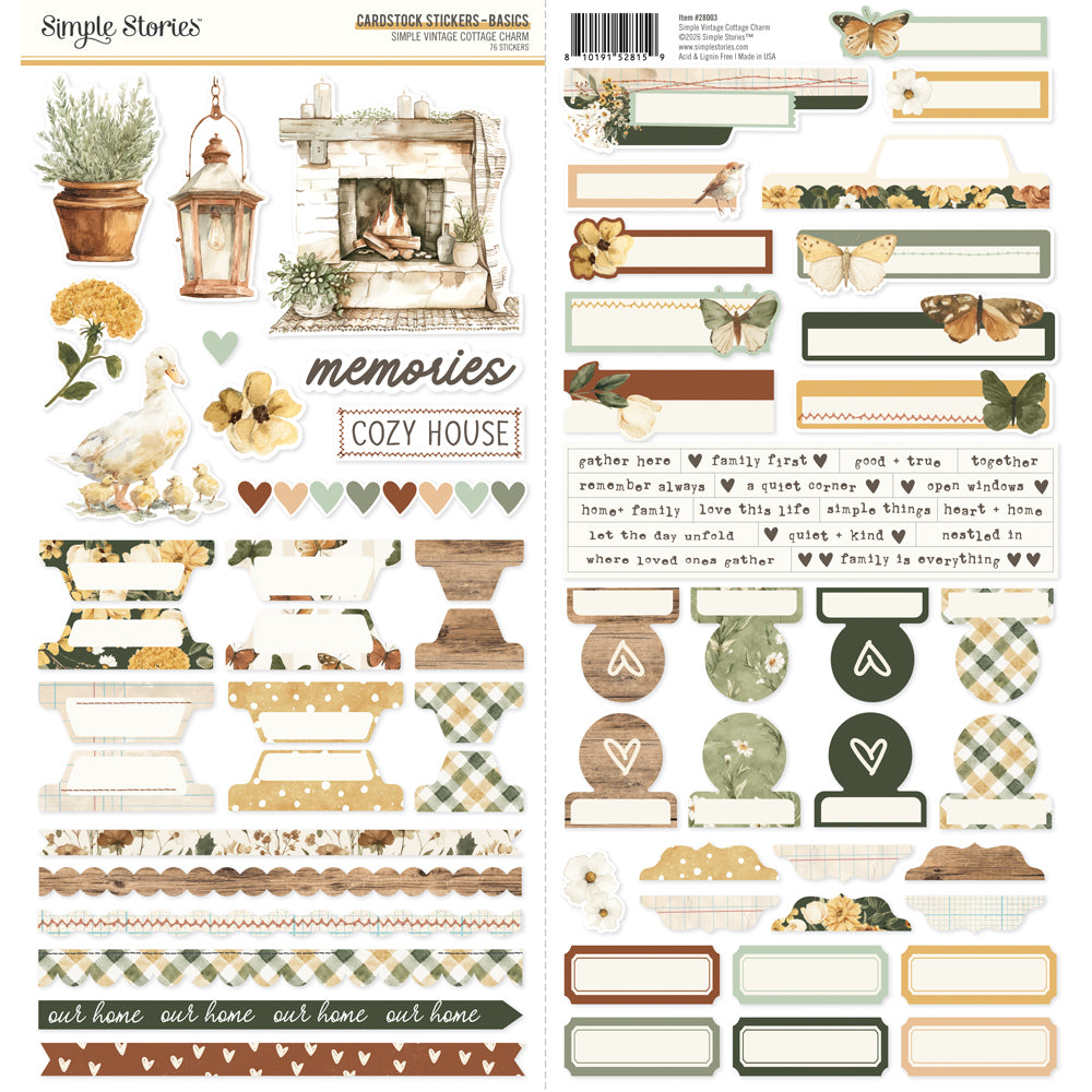 Simple Stories - Simple Vintage Cottage Charm Collection Kit **Pre-Order**