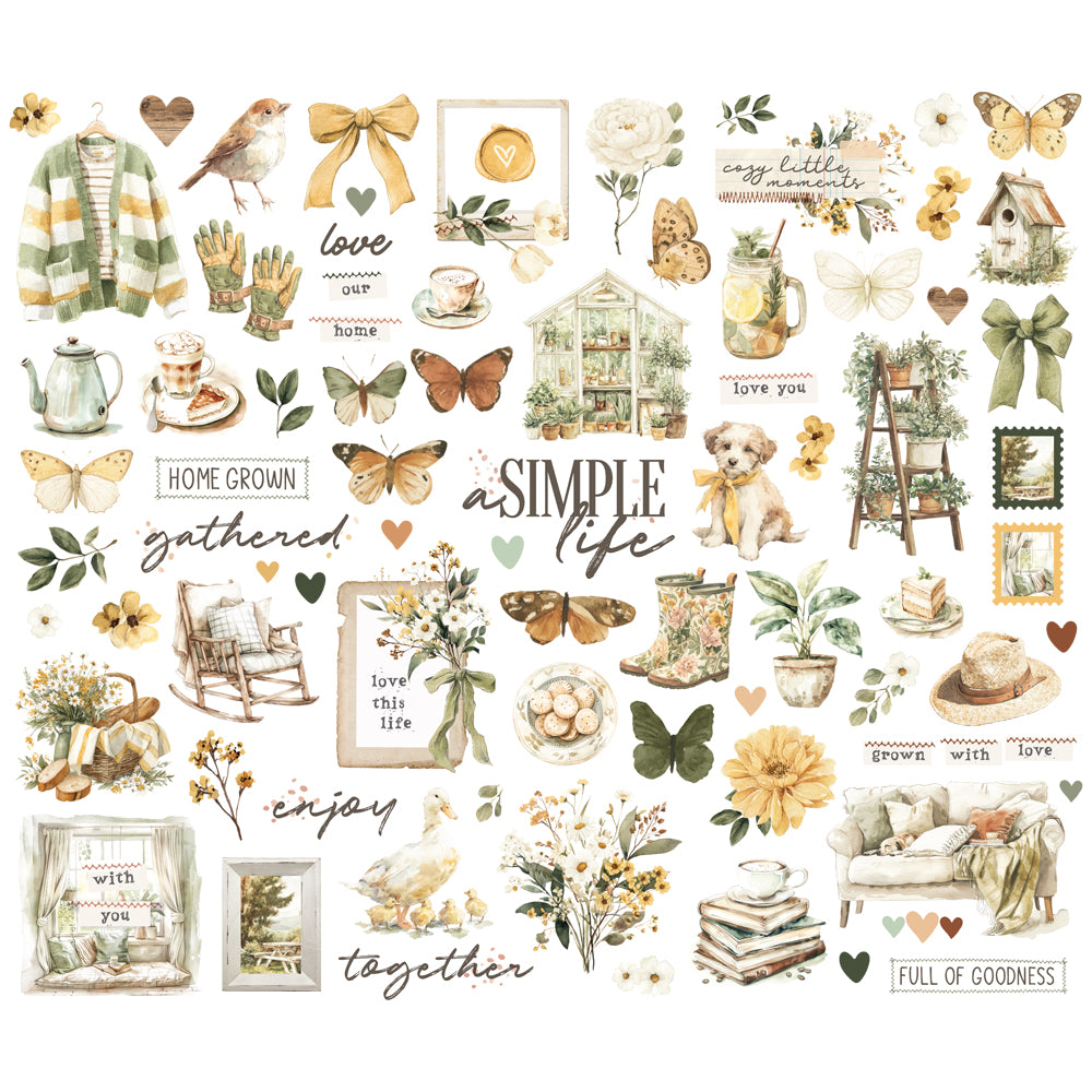 Simple Stories - Simple Vintage Cottage Charm Bits & Pieces **Pre-Order**