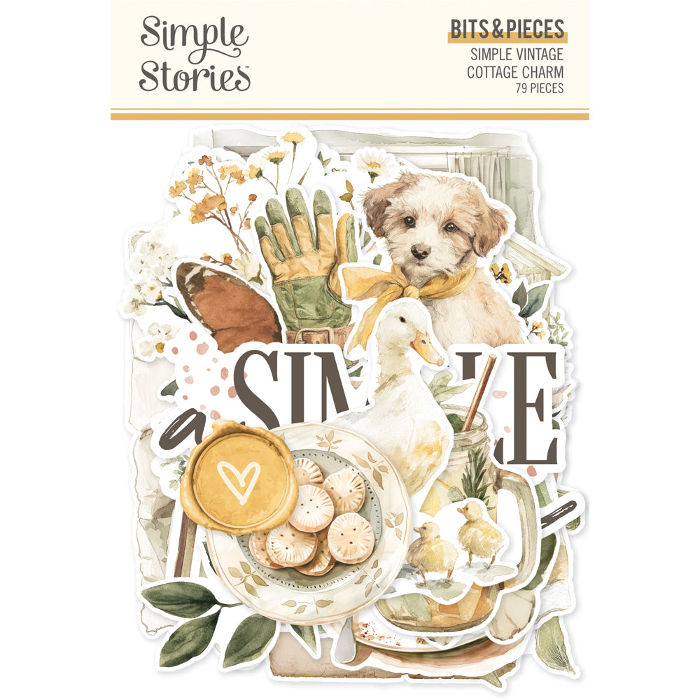 Simple Stories - Simple Vintage Cottage Charm Bits & Pieces **Pre-Order**