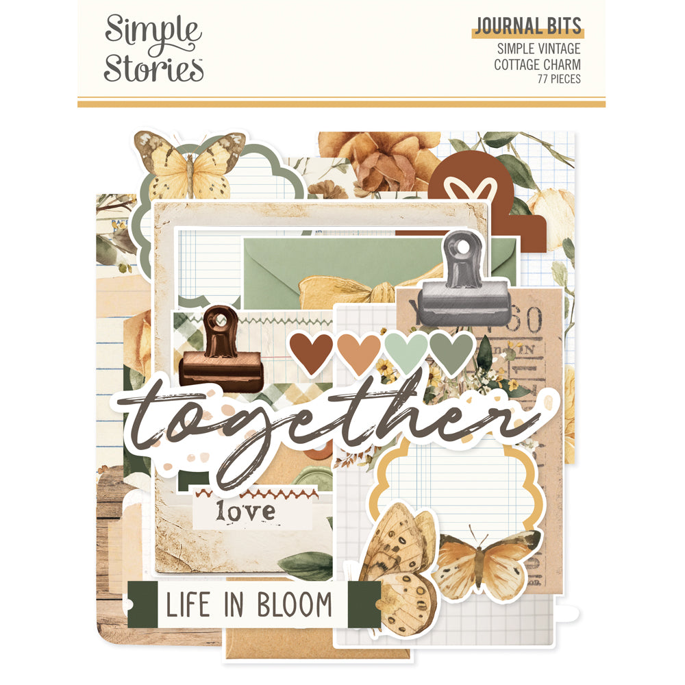 Simple Stories - Simple Vintage Cottage Charm Journal Bits & Pieces **Pre-Order**