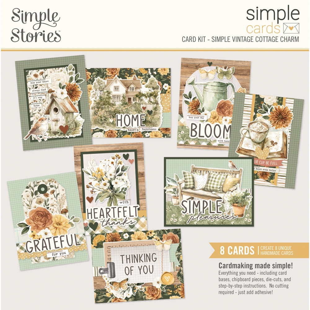 Simple Stories - Simple Vintage Cottage Charm - Simple Cards Card Kit **Pre-Order**