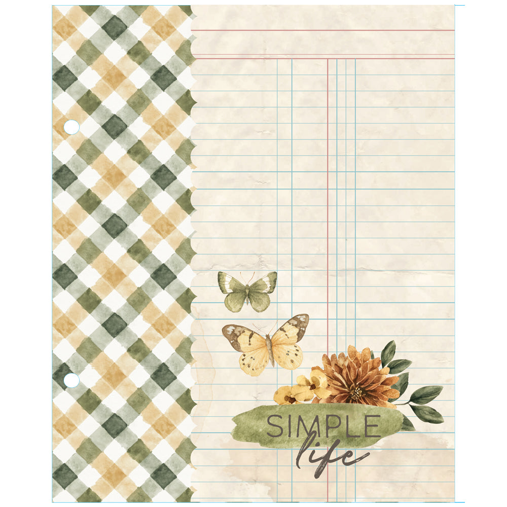 Simple Stories Simple Vintage Cottage Charm SN@P! 6x8 Binder Inserts **Pre-Order**