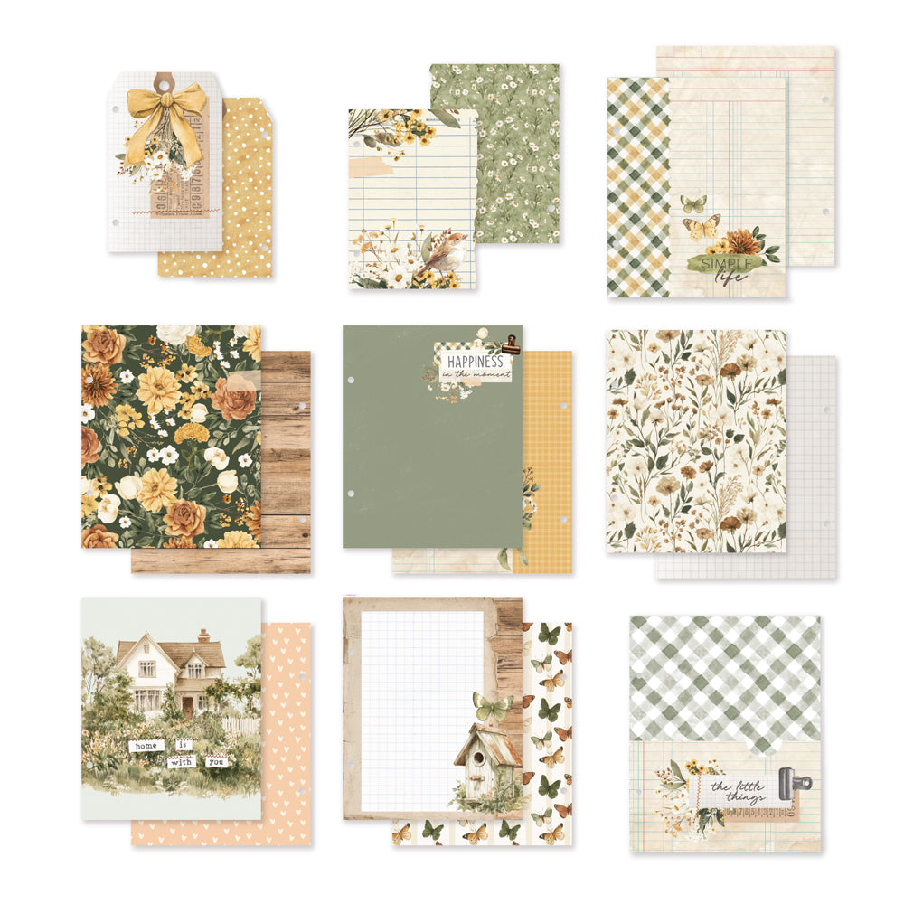 Simple Stories Simple Vintage Cottage Charm SN@P! 6x8 Binder Inserts **Pre-Order**