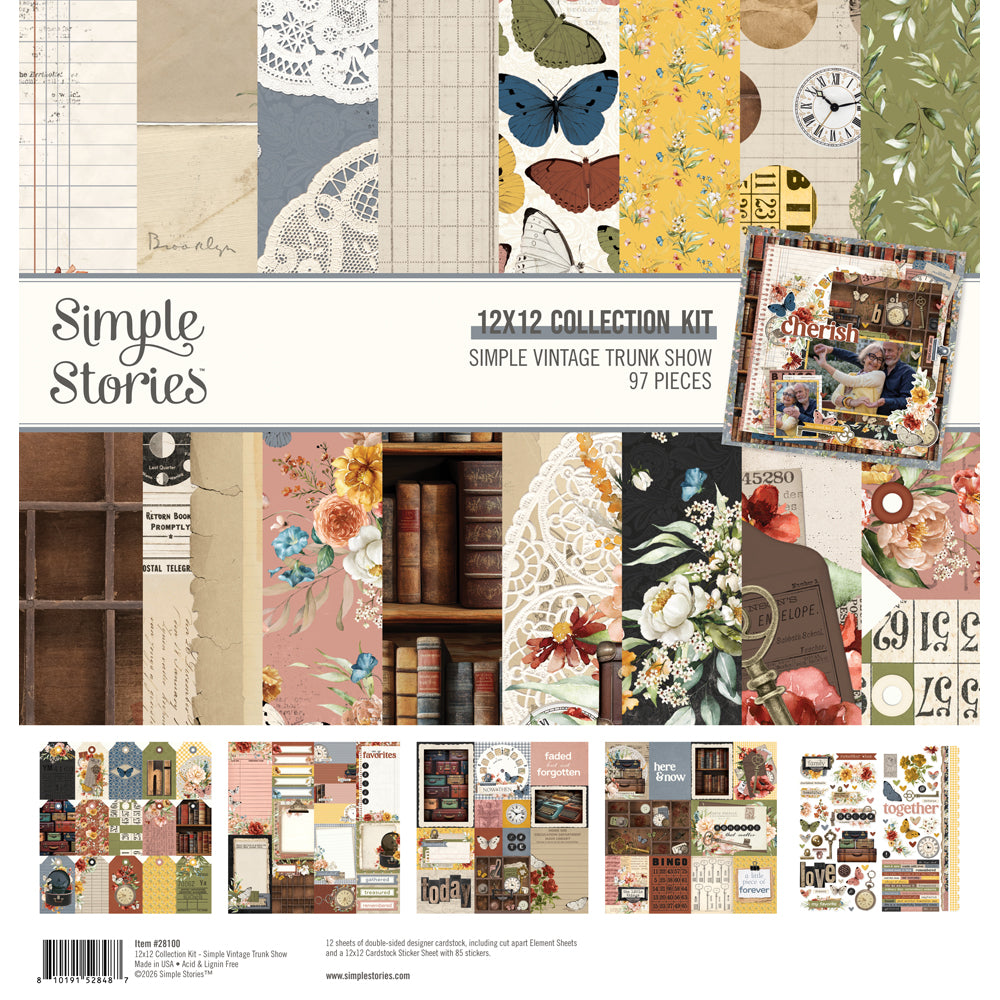 Simple Stories - Simple Vintage Trunk Show Collection Kit **Pre-Order**