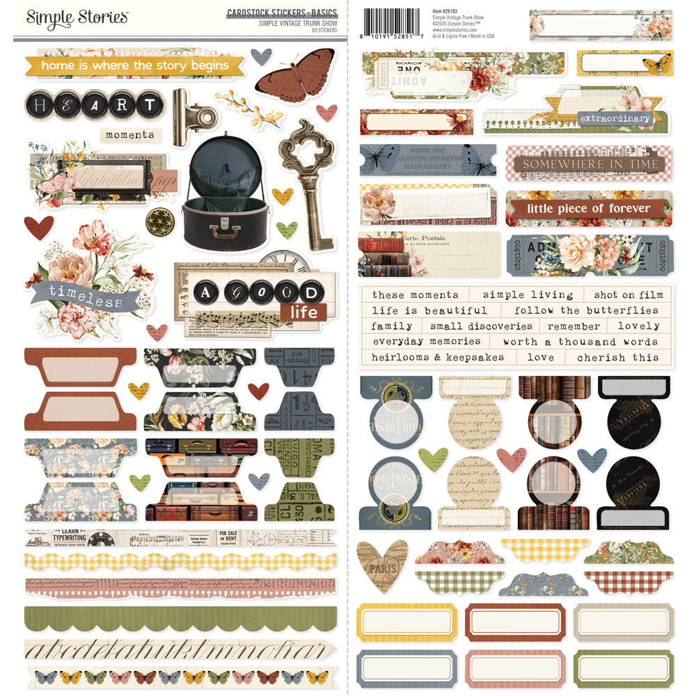 Simple Stories - Simple Vintage Trunk Show Collection Kit **Pre-Order**