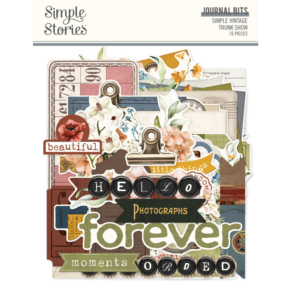 Simple Stories - Simple Vintage Trunk Show Journal Bits & Pieces **Pre-Order**