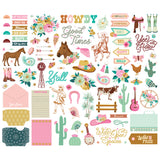 Simple Stories - Country Roads Cowgirl Bits & Pieces **Pre-Order**