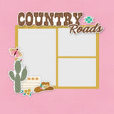Simple Stories - Country Roads Cowgirl - Page Pieces **Pre-Order**