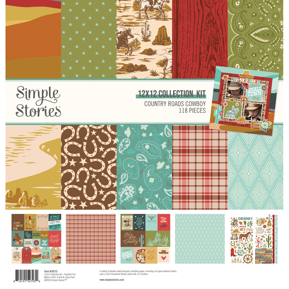 Simple Stories - Country Roads Cowboy Collection Kit **Pre-Order**