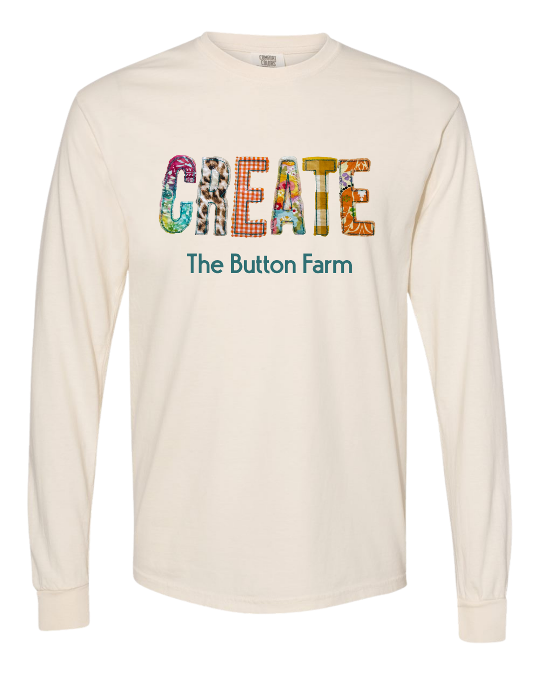 Fall Getaway "CREATE" Embroidered LONG Sleeve T-Shirt