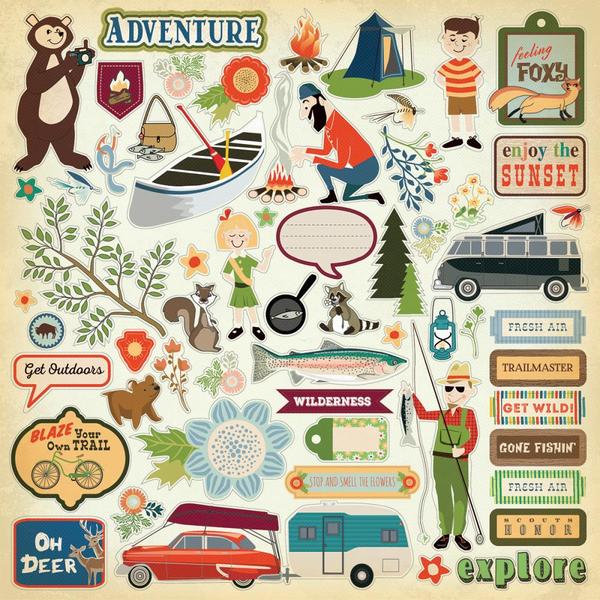 The Great Outdoors Sticker Sheet