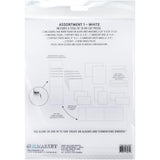 49 And Market Create-An-Album Foundation Inserts - Assort. 1 White