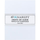 49 And Market Create-An-Album Triple Flip Album Base - white