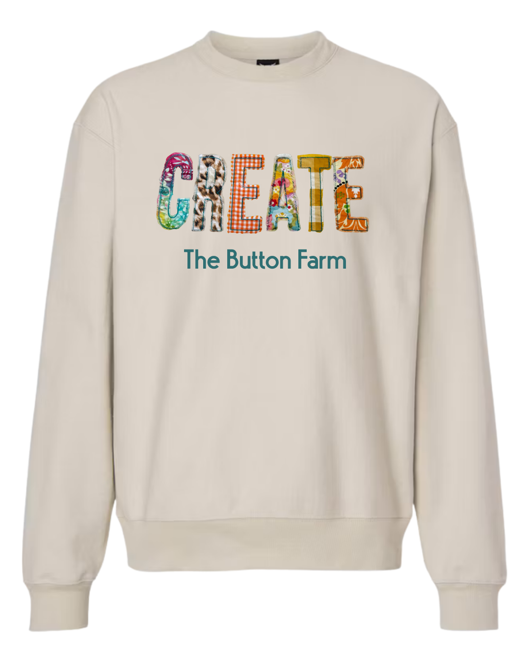 Fall Getaway "CREATE" Embroidered Crewneck Sweatshirt