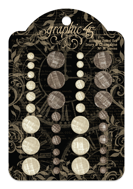 Antique Jewel Set – Ivory & Champagne – SKU: 4502825