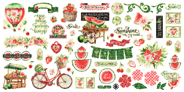 Sunshine on my Mind Ephemera Set