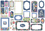 Spring is in the Air Chipboard Tags & Frames