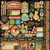 Graphic 45 Keepsake Kit with Exclusive Metal Die (Typography)