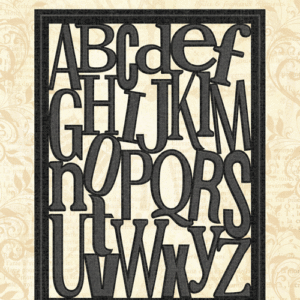 Graphic 45 Keepsake Kit with Exclusive Metal Die (Typography)