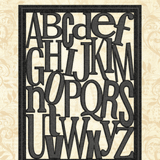 Graphic 45 Keepsake Kit with Exclusive Metal Die (Typography)