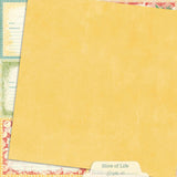 Graphic 45 - Slice of Life Recipe Card Cut-Apart 12x12 Cardstock