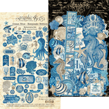 Graphic 45 Keepsake Kit with Exclusive Metal Die (Ocean Blue)