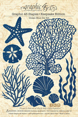 Graphic 45 Keepsake Kit with Exclusive Metal Die (Ocean Blue)