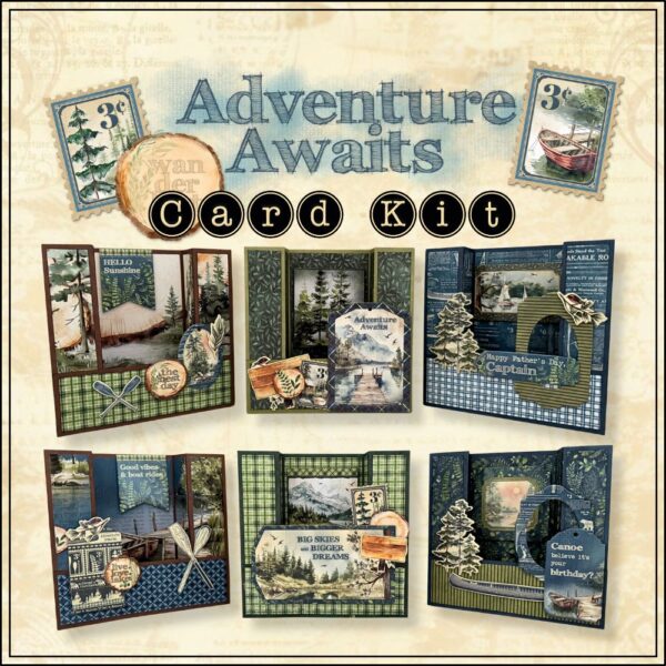 Graphic 45 Card Class Series  - Adventure Awaits Card Kit