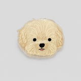 Dog Head Pattern Paper Clip: Border / F
