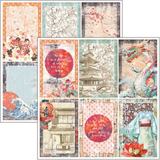 Ciao Bella Land of the Rising Sun Paper Pad 12"x12" 12/Pkg