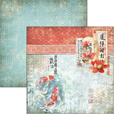 Ciao Bella Land of the Rising Sun Paper Pad 12"x12" 12/Pkg